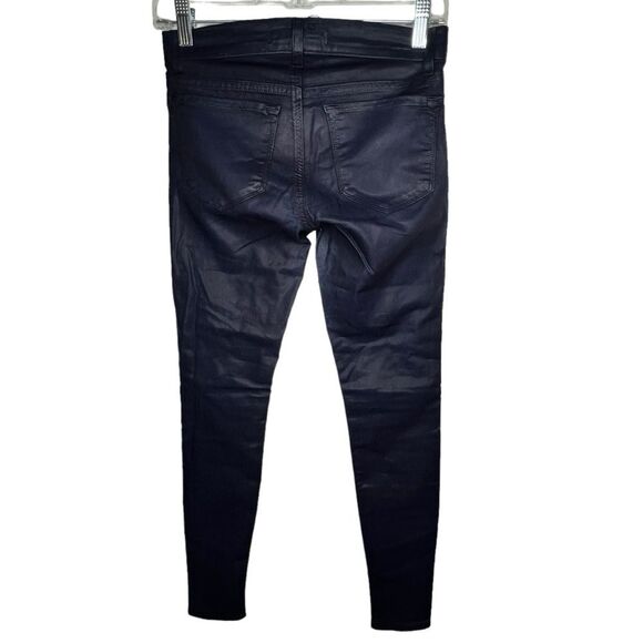 J Brand Navy Waxed Jeans Leggings nwt - Picture 4 of 8